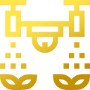 Drone pulverizando